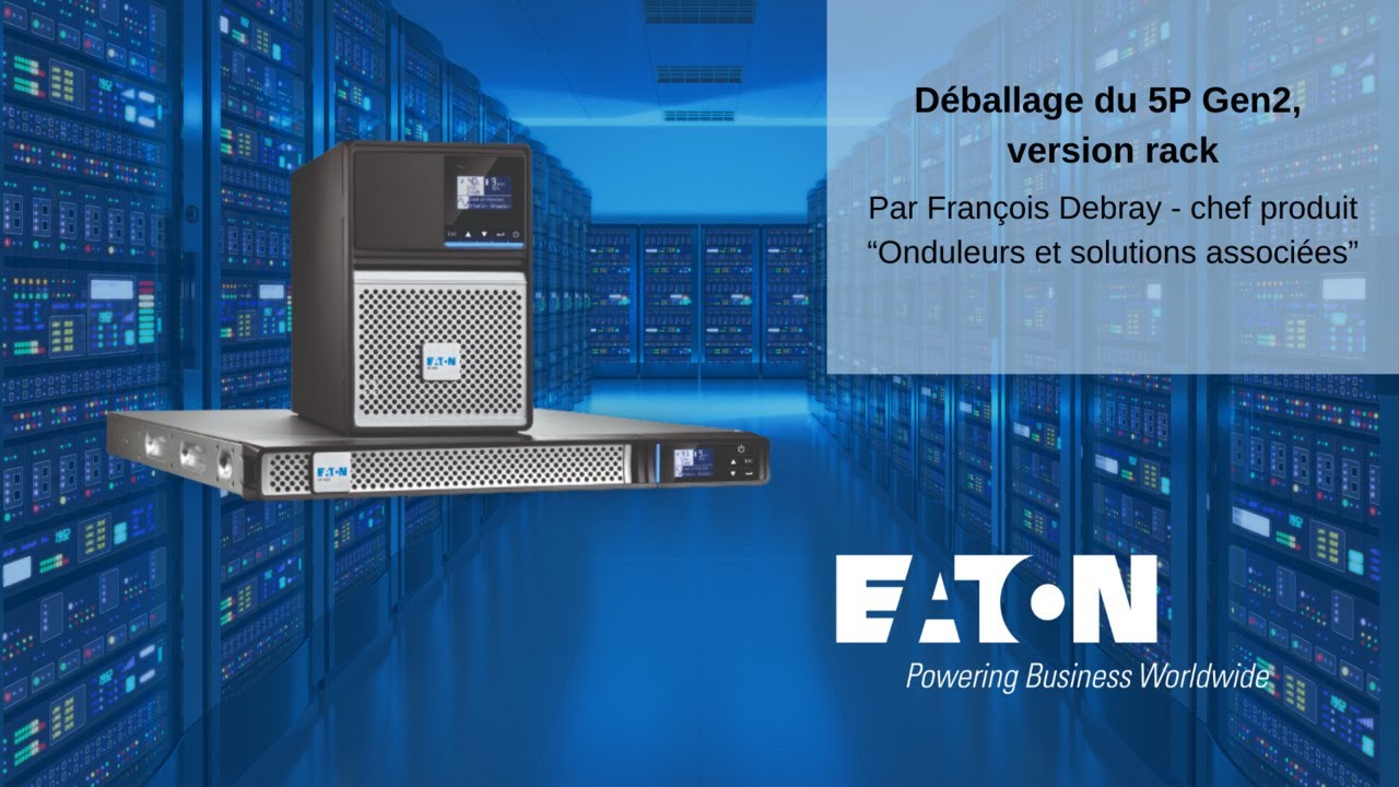Déballage de l'onduleur 5P Gen 2 version rack