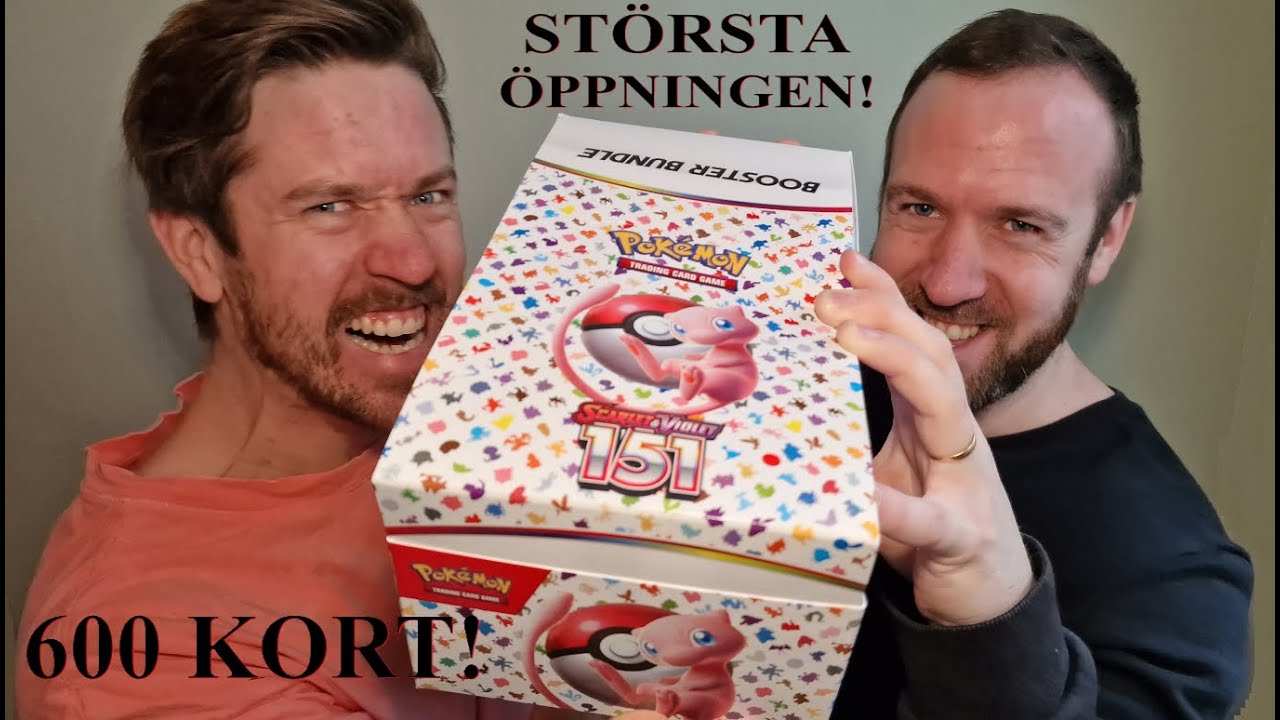 Pokémonkorts Serie | VI FÅR BÄSTA KORTEN! ÖPPNAR 60 PAKET AV POKÉMON 151! | Johans Pokemon GO