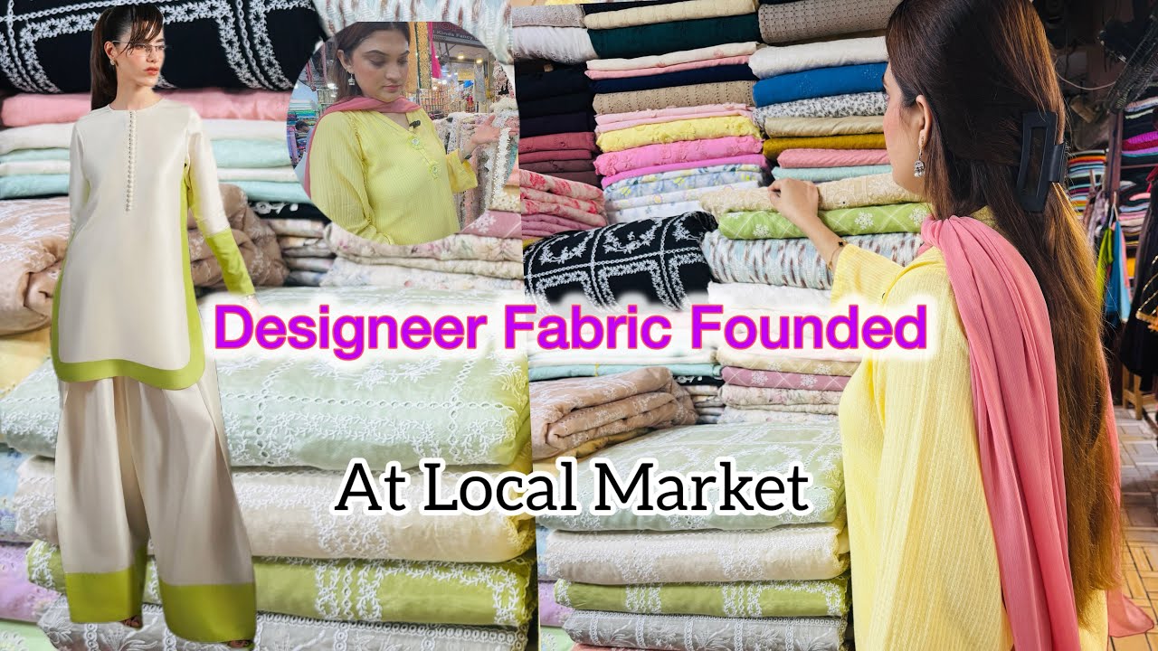 Hussain Rehar Dress In A Budget || Paper Silk Chikenkari Fabric || Huge Variety of Laces