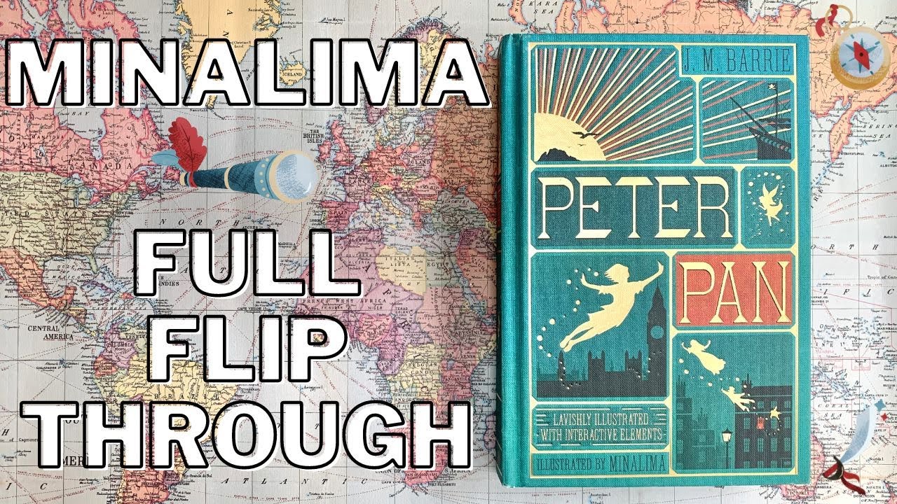 Peter Pan Book By MINALIMA Full Flip Through #minalima #peterpan #disney #books