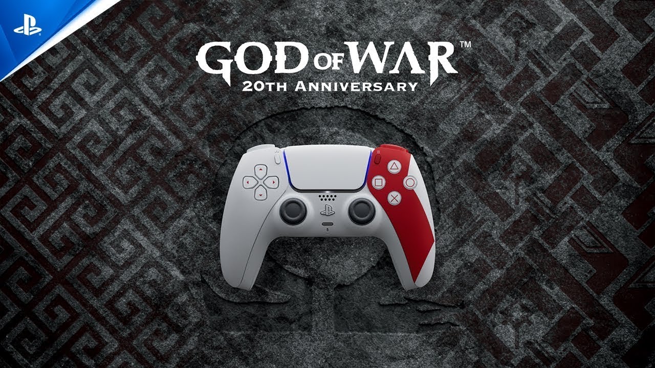 God of War 20th Anniversary Limited Edition DualSense Controller | PS5