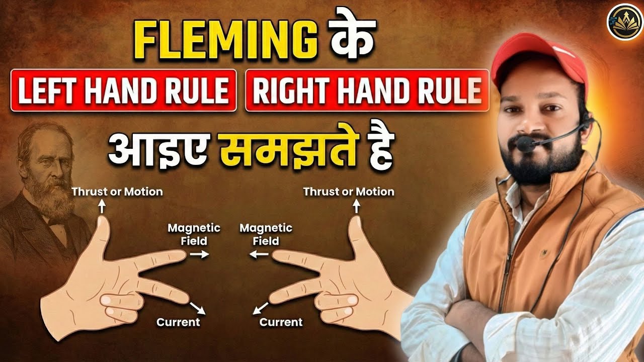 Fleming के Left Hand और Right Hand Rule को आसानी से समझें