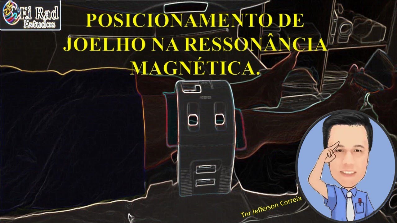 Posicionamento de joelho em ressonância magnética Siemens 0,35.T