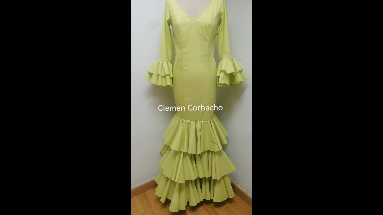 Como hacer una falda de nejas para traje de flamenca