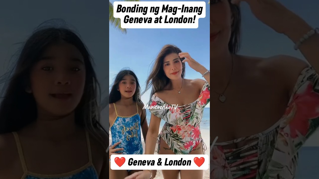 OMG! BONDING NG MAG-INANG GENEVA CRUZ AT LONDON CRUZ!❤️ #genevacruz #shorts @MaritesAkoTV
