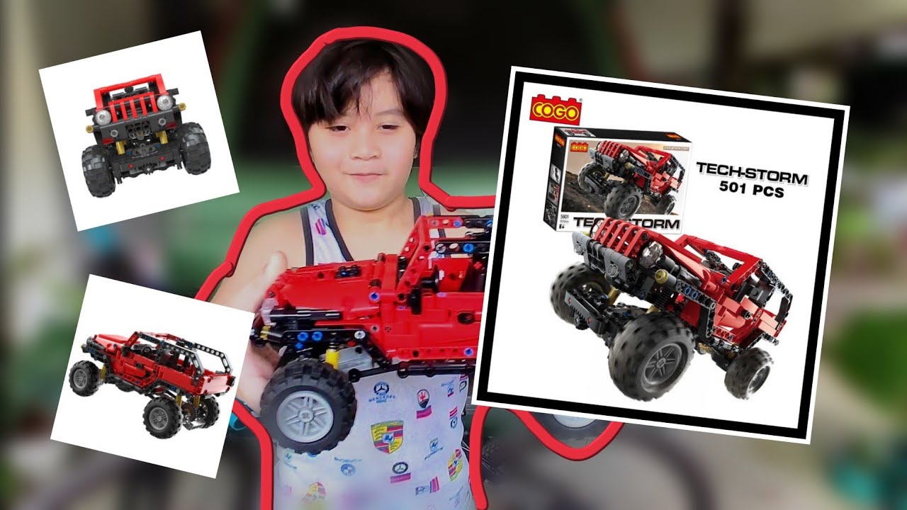 TATAY & EZEE BUILD COGO TECHSTORM #5801 | VEHICLE BUILDING BLOCKS FOR KIDS