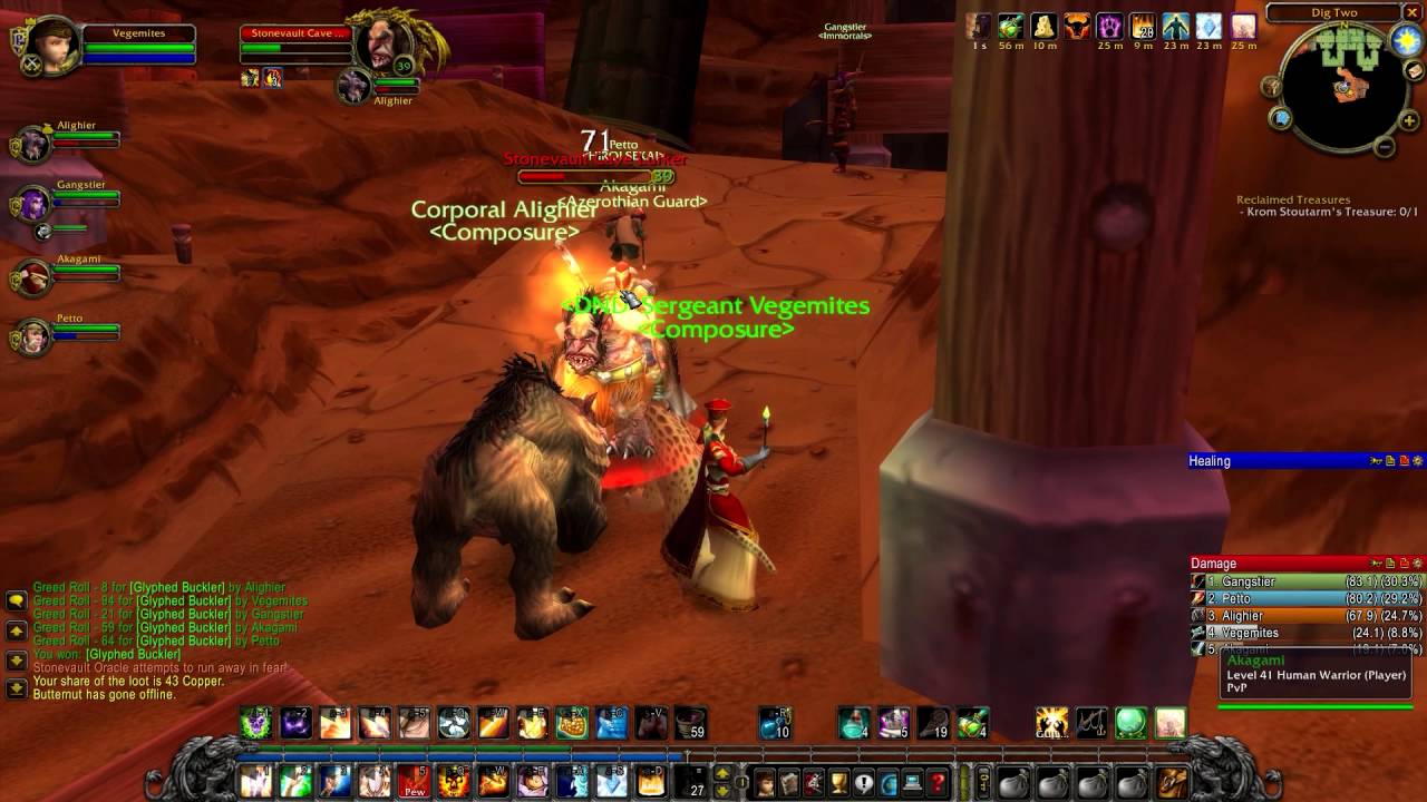 Vanilla WoW: Uldaman Dungeon - Healer PoV