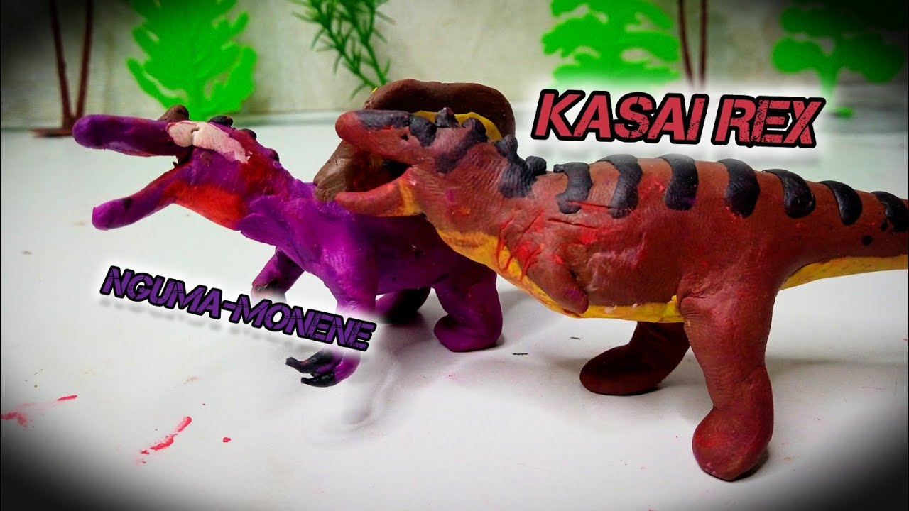 Kasai Rex vs Nguma-monene / Claymotion fight .