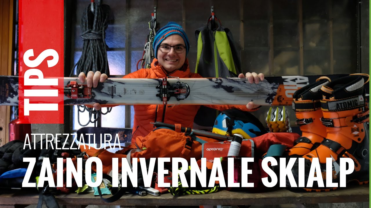 Lo ZAINO INVERNALE per scialpinismo: attrezzatura e accessori