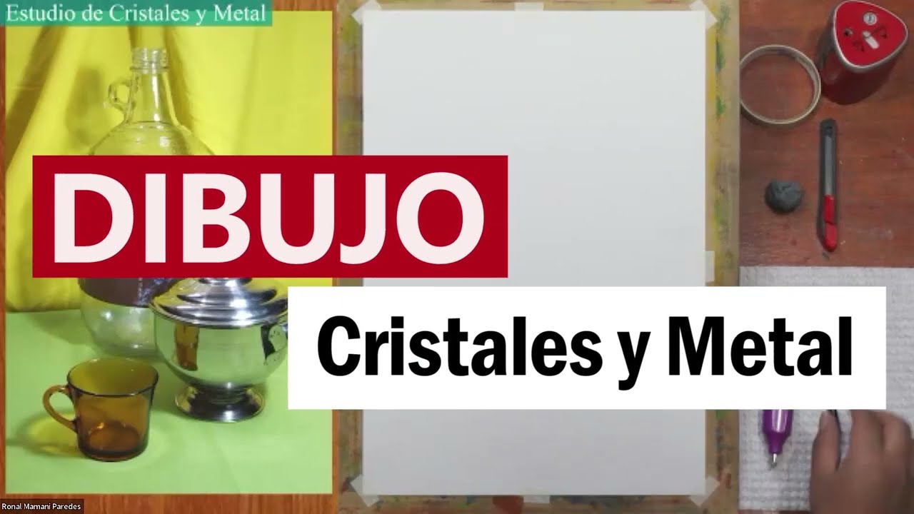 TAREA: Dibujo de Cristales y metal