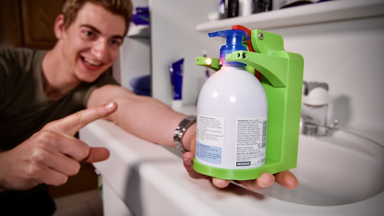 DIY Automatic Soap Dispenser with ARDUINO nano | 3D printed | Covid19