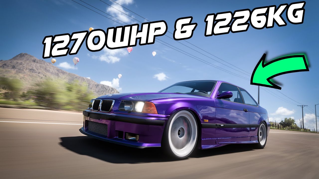Forza Horizon 5 - CRAZY FAST 1270 HP 1997 BMW M3 Drag Build
