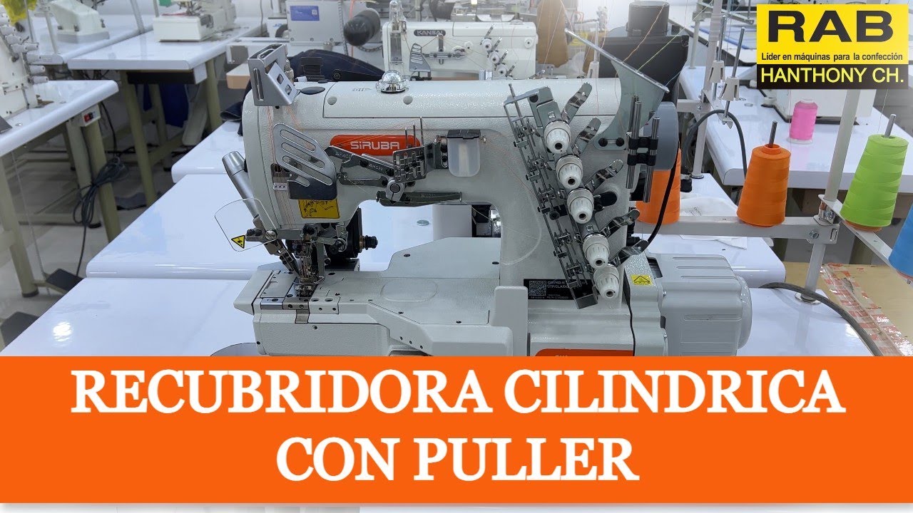 MAQUINA RECUBRIDORA CILINDRICA AUTOMATICA CON PULLER