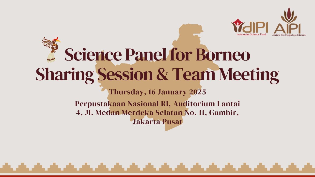 Science Panel for Borneo Sharing Session & Team Meeting
