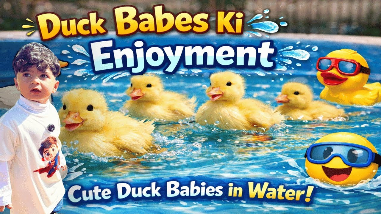 Abraham Aur Duck Babes ki masti 🦆 Pure Fun & Excitement on Farm! | Hamare Dost Animals Vlog 51