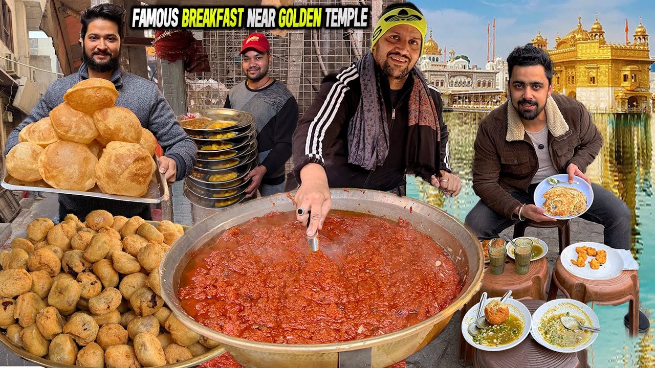 Famous Breakfast Near Golden Temple | Best Breakfast Amritsar | Amritsar Street Food | Street Food
