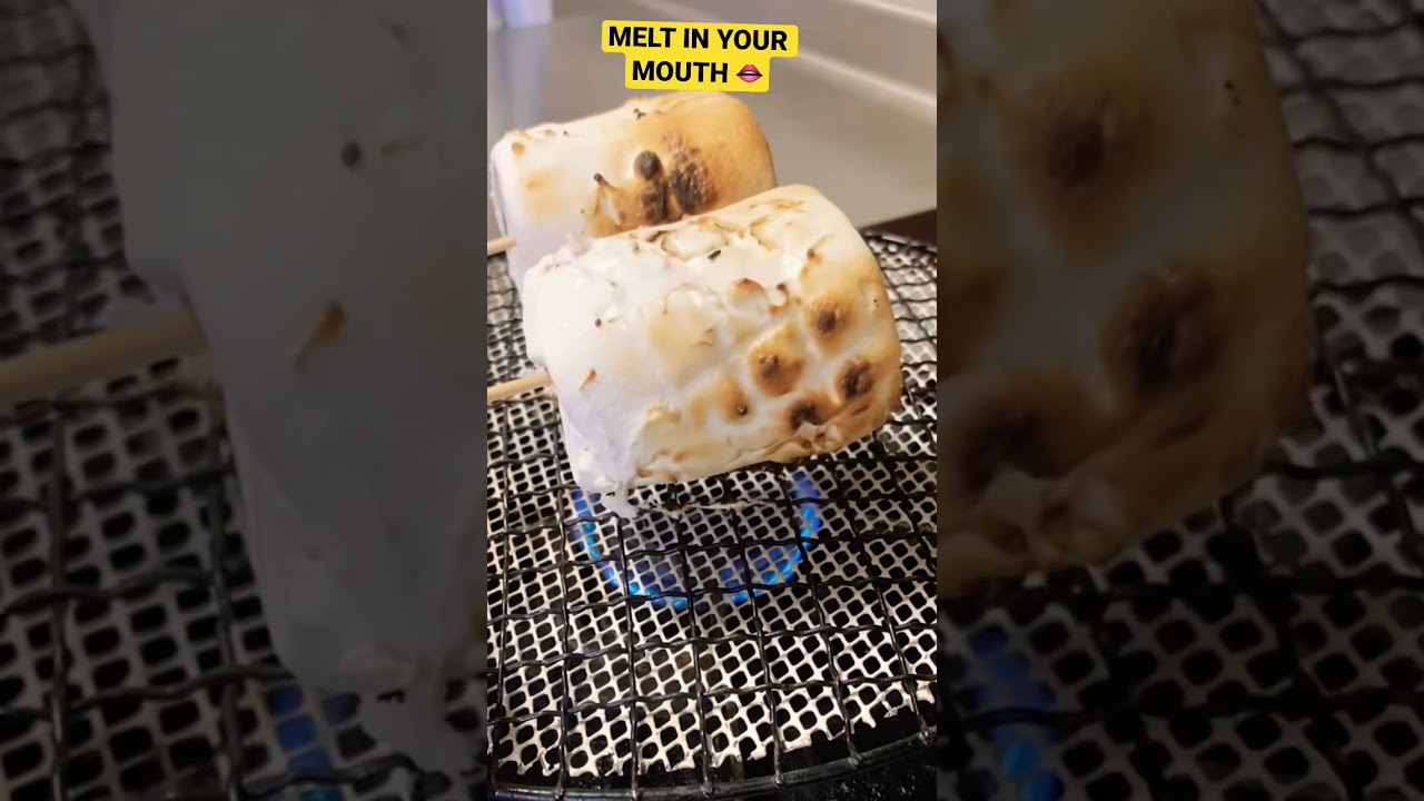 How To Roast Marshmallow at Home 🏠😍😍#shorts #youtubeshorts