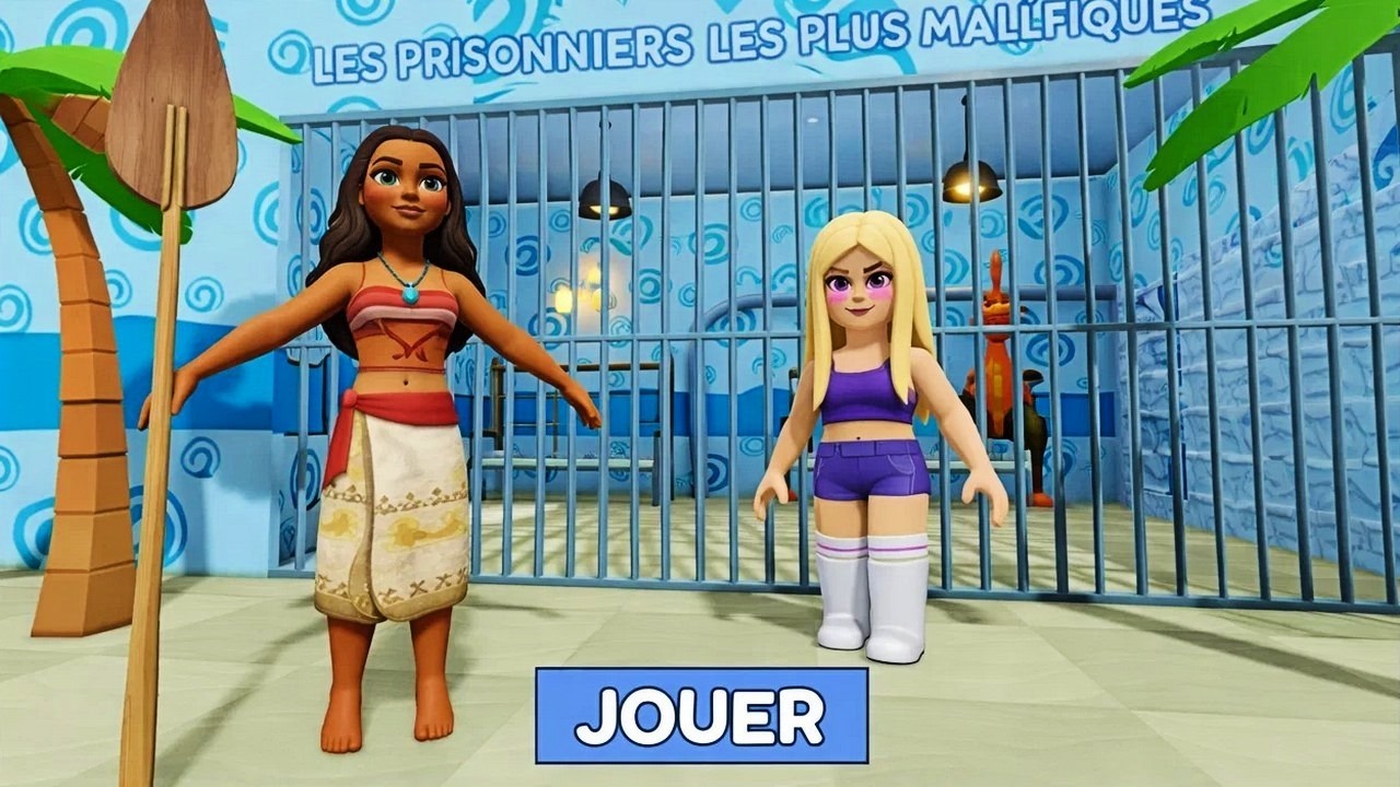 ENFERMER DANS LA PRISON DE VAIANA DANS ROBLOX !