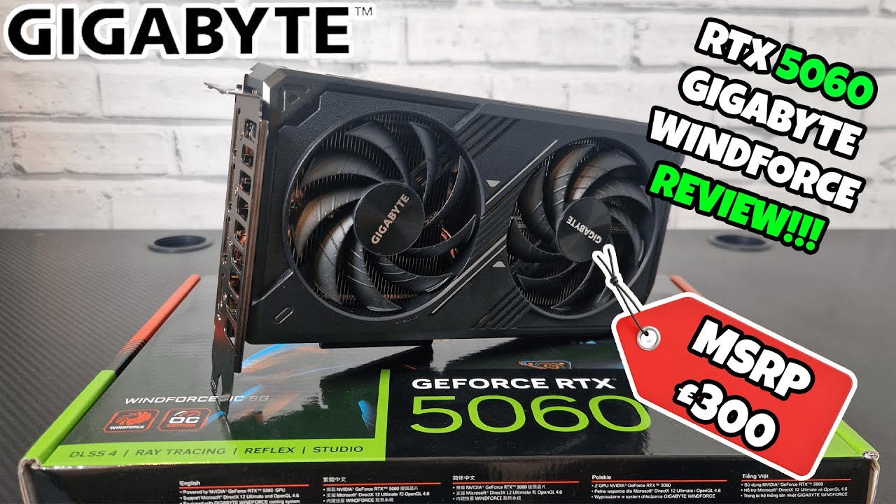 ОБЗОР RTX 5060 GIGABYTE WINDFORCE!! ТЕМПЕРАТУРНЫЙ ТЕСТ | ТЕСТЫ