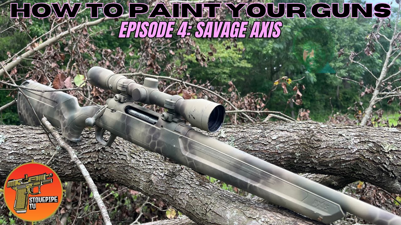 PAINTING A BOLT ACTION RIFLE (HOW TO SPRAY PAINT YOUR RIFLE)