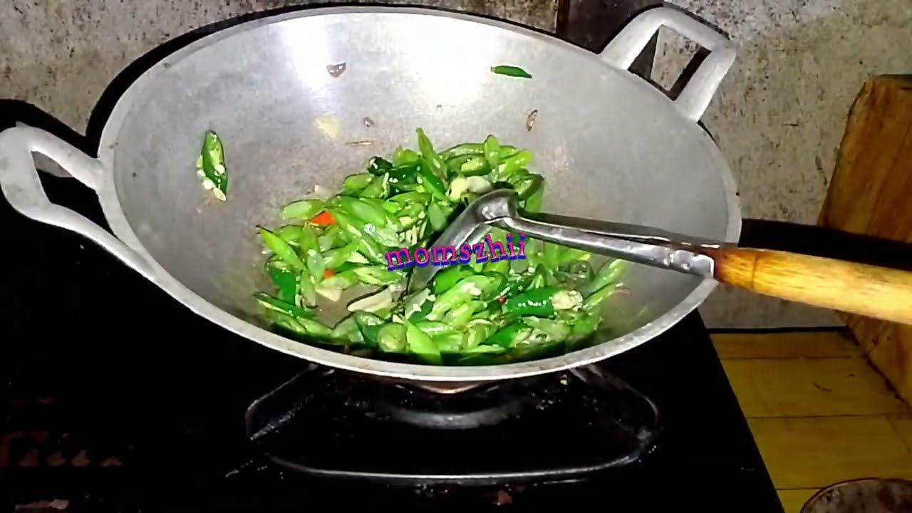 TUMIS JAMUR BUNCIS CABAI HIJAU,, MASAKAN SEDERHANA RUMAHAN 