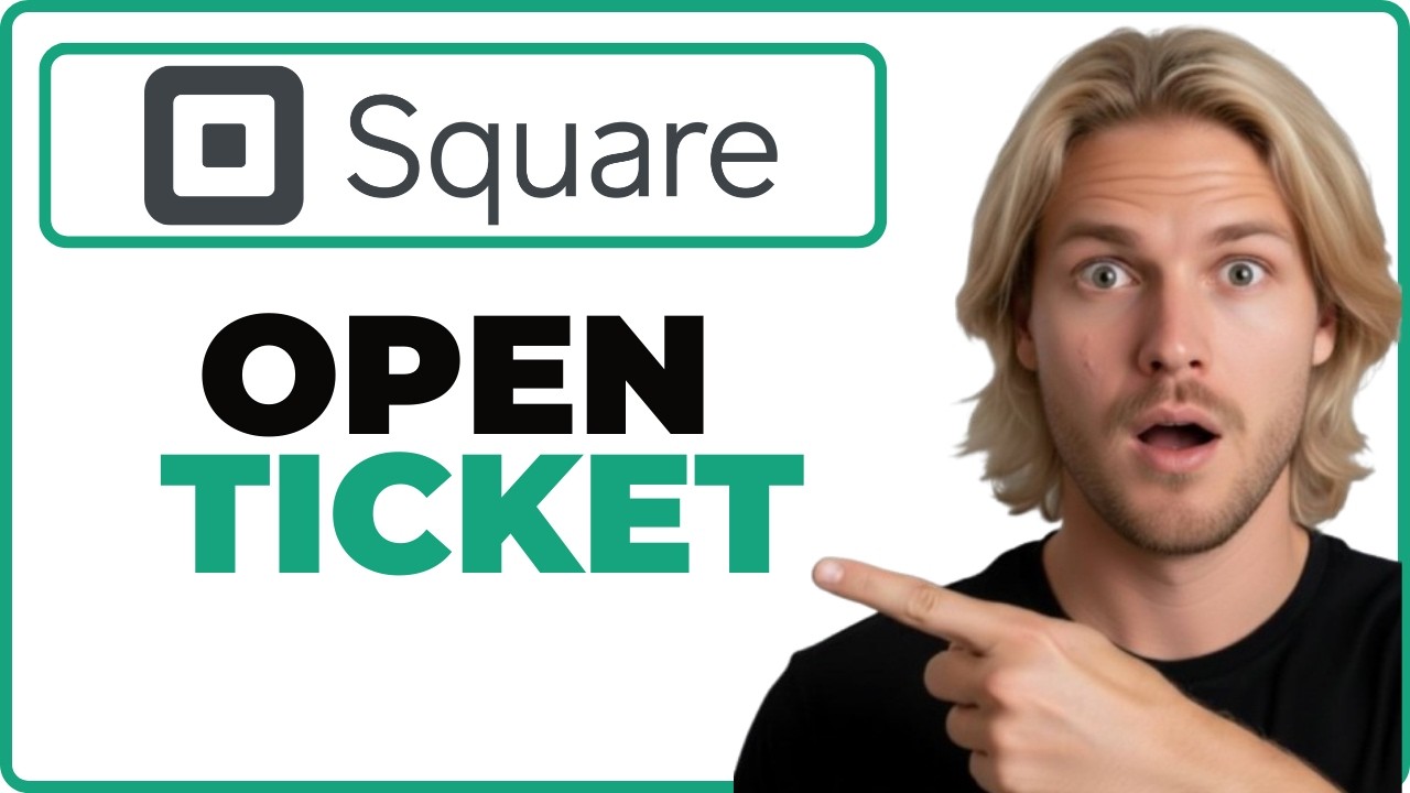 How To Create An Open Ticket In Square POS App (2026 Guide)