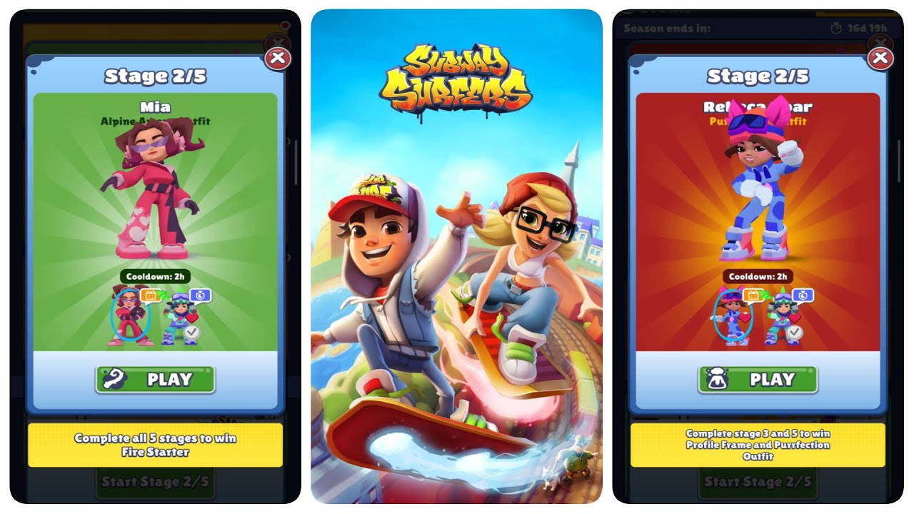 Subway Surfers Winter Xtreme 2026 | Специальное испытание: нашествие растений против пола из лавы
