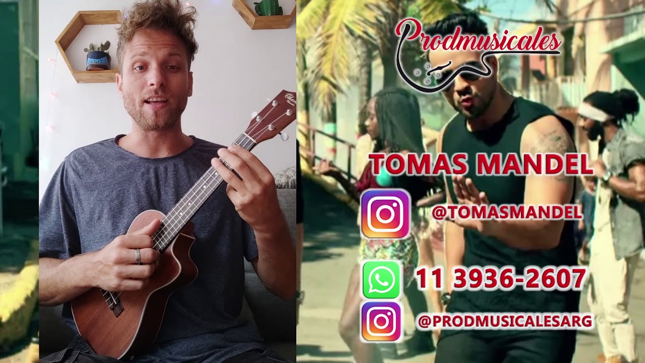 Despacito de Luis Fonsi - Tutorial con Acordes para Ukelele