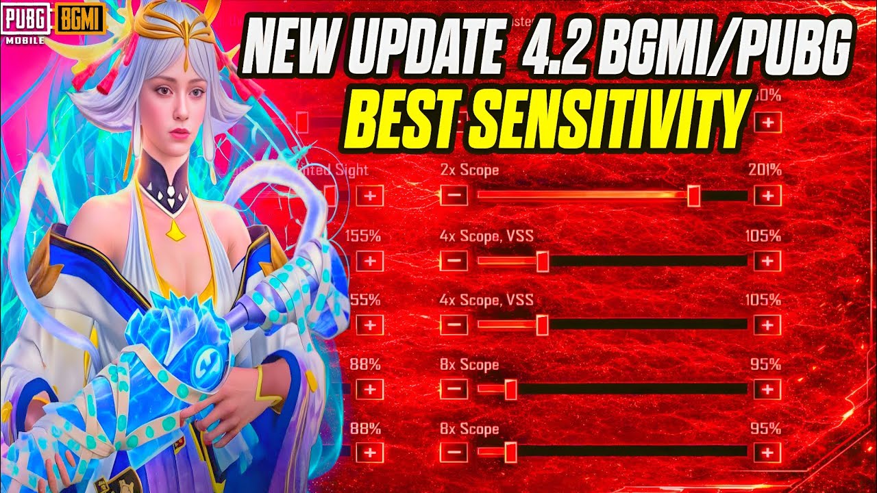 NEW UPDATE 4.2 BGMI/PUBG ZERO RECOIL SENSITIVITY 2026