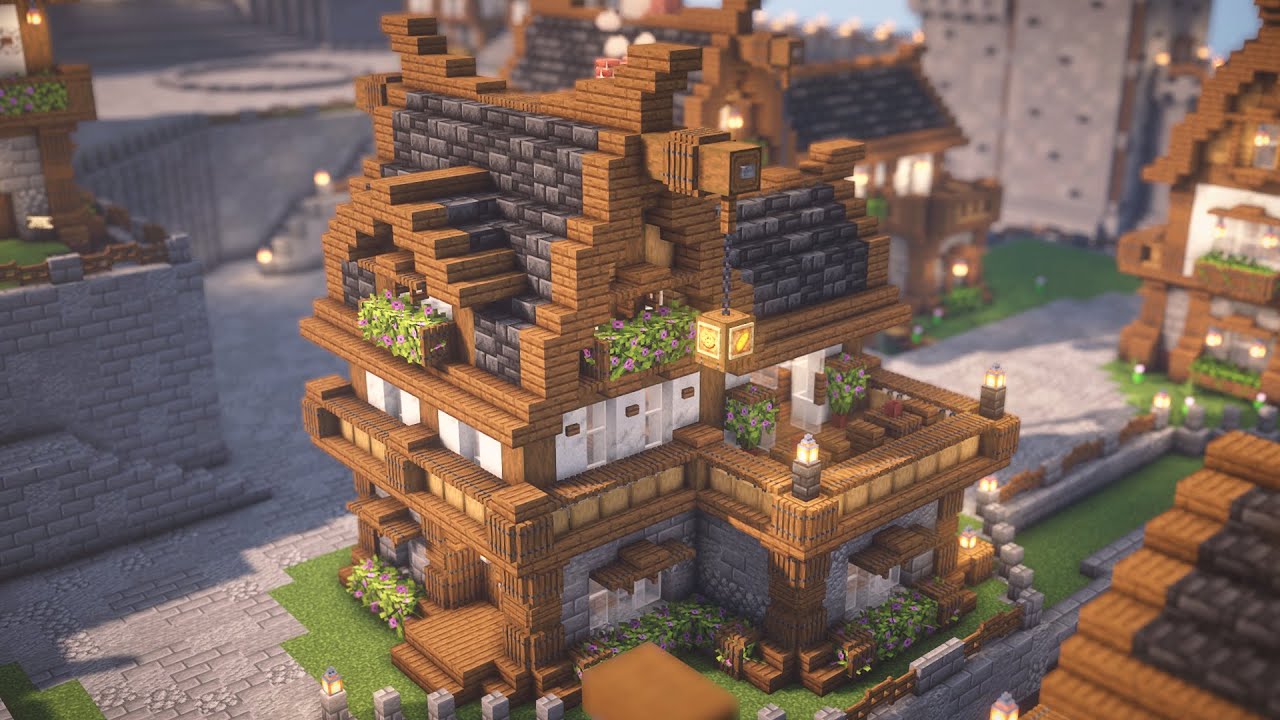 Minecraft 1.21 | How To Build A Medieval Bakery