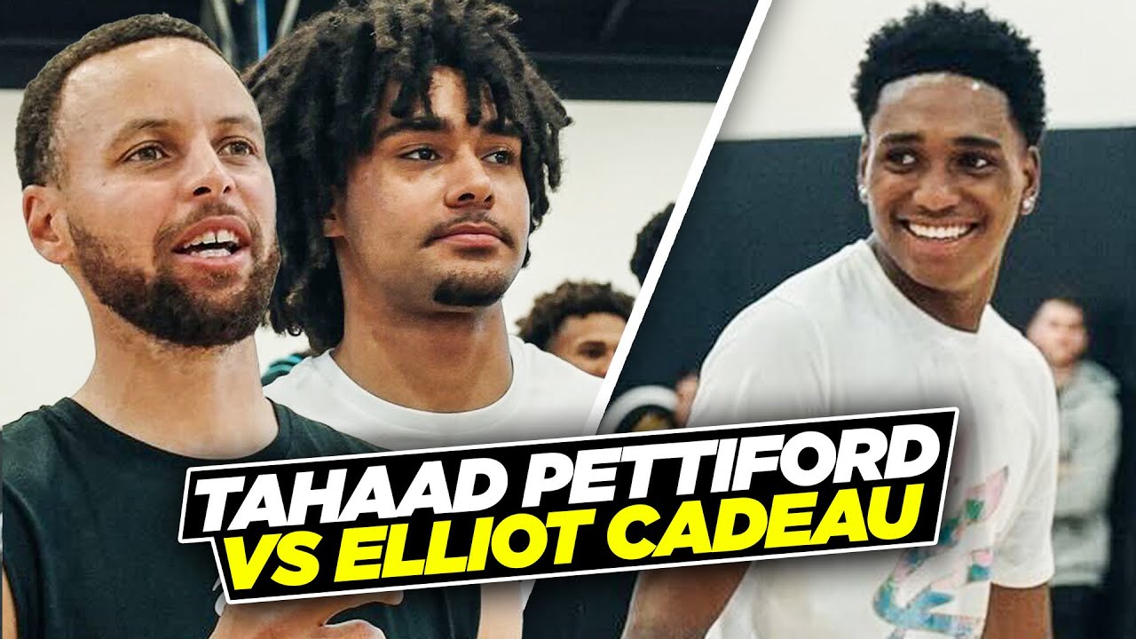 Steph Curry Was IMPRESSED By Tahaad Pettiford & Elliot Cadeu! | Curry Camp Runs Get ACTIVE