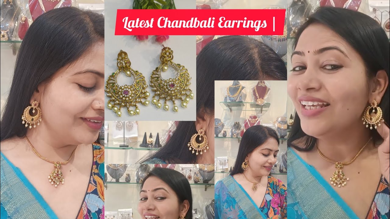 Royal Chandbali Earrings Collection @shailacreation