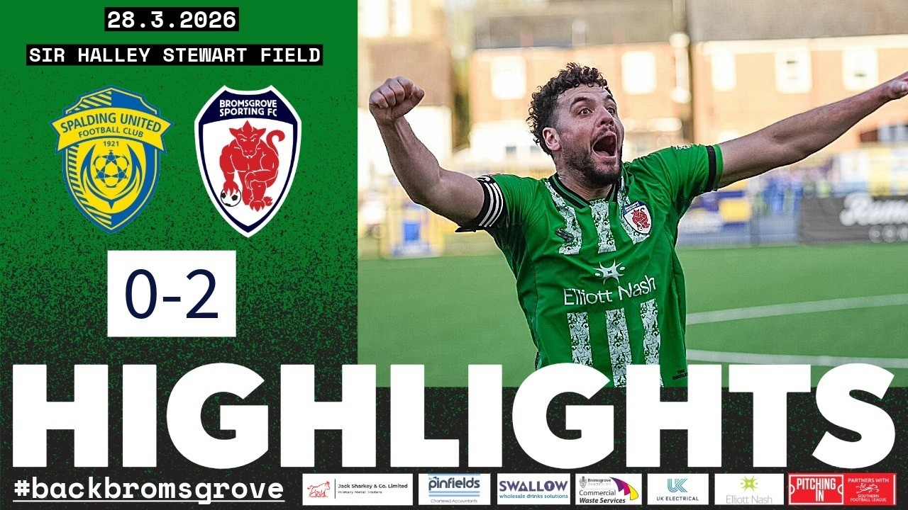 The Rouslers roar to a crucial three points! | Spalding United 0-2 Bromsgrove Sporting