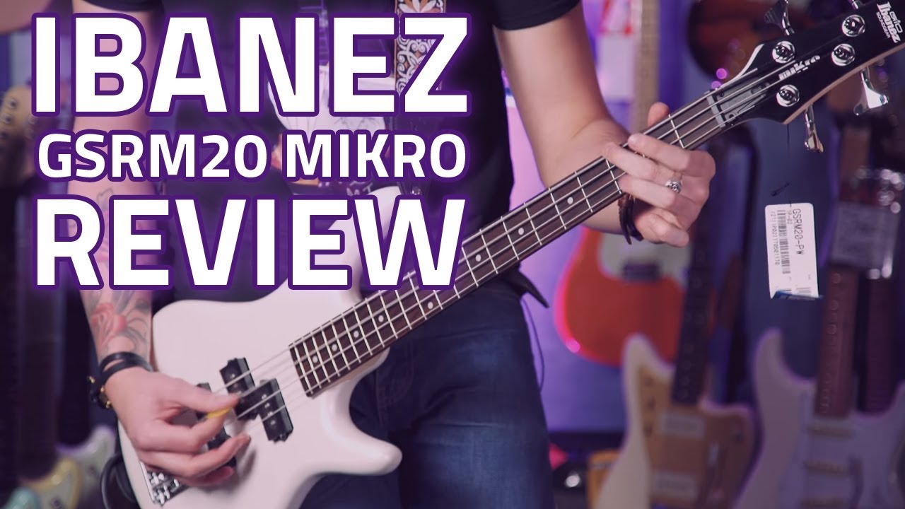 Ibanez GSRM20 miKro — бас-гитара с короткой мензурой для музыкантов любого размера