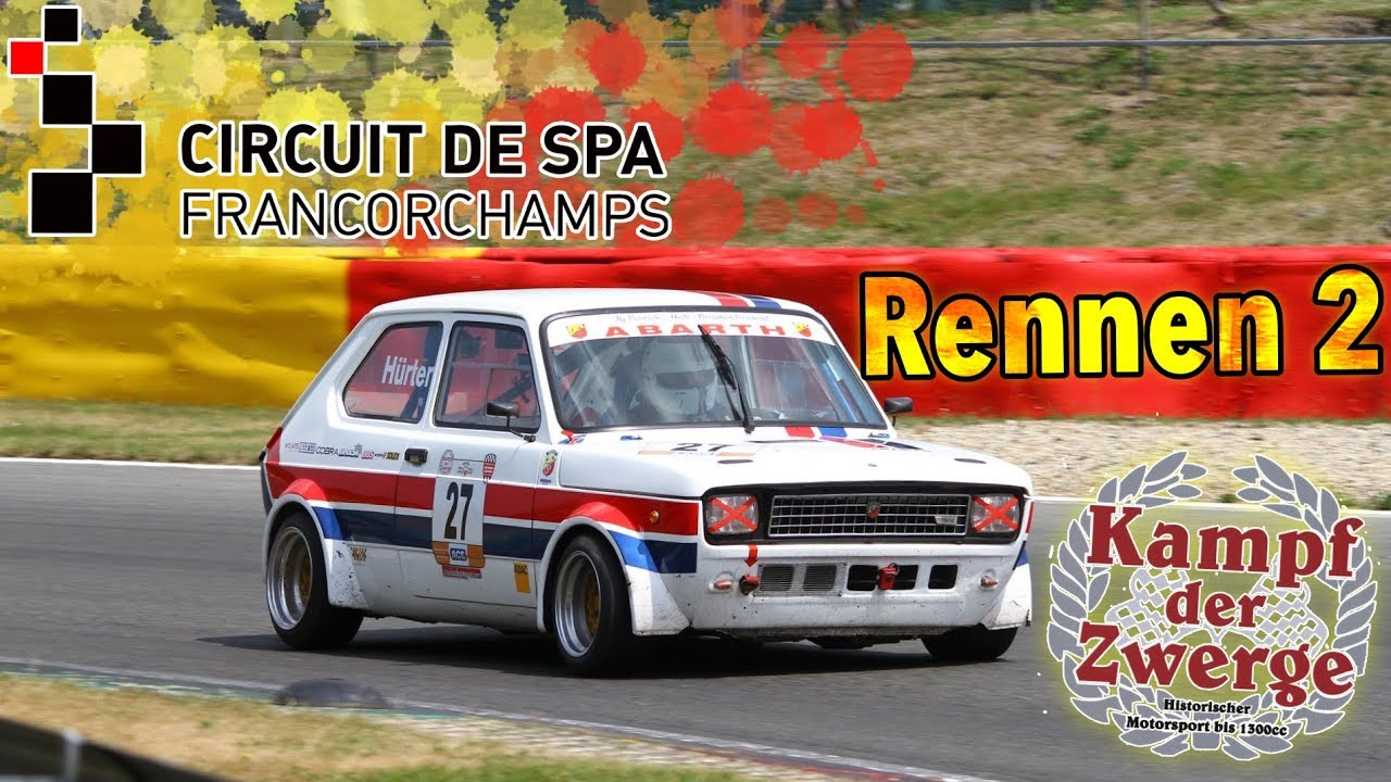 Kampf der Zwerge - Spa-Francorchamps 2018 Rennen 2 - Fiat 127
