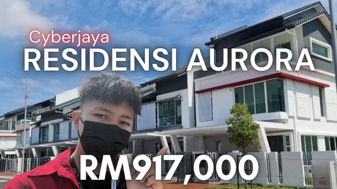 Cheapest Landed Project in Cyberjaya | RM920k 2 Storey 4+1R, 5B | Residensi Aurora #rumahcyberjaya