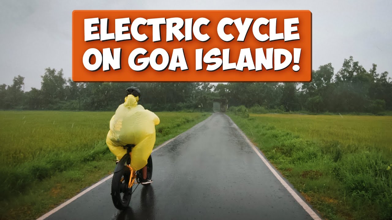 ELECTRIC BIKE RENT IN GOA • Divar Island Full Tour  • B-Live Bikes REVIEW