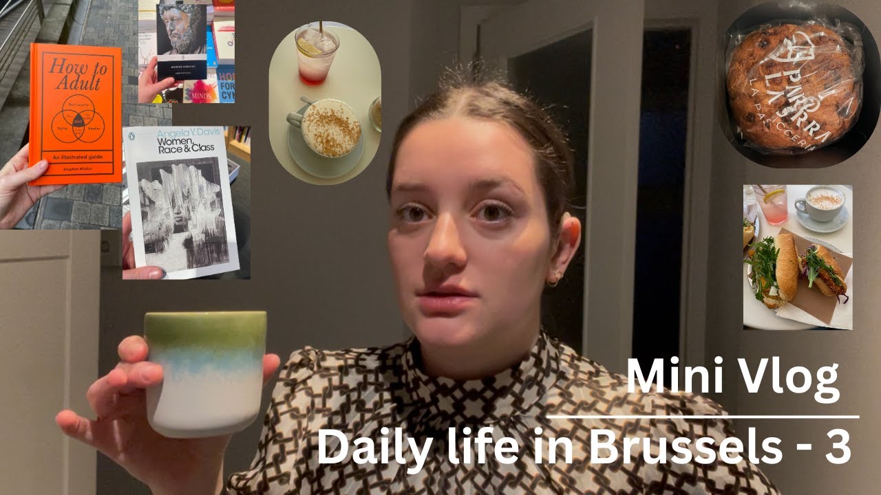 Mini Vlog - dégustation de panettone, librairie anglaise, reco lecture - semaine 3 à Bruxelles