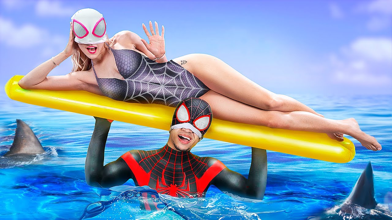 ¡La historia de amor de Hombre Araña y Mujer Araña! ¡Hombre Araña vs Spot en la vida real!