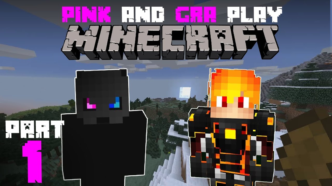 Minecraft Survival Let's Play | Episode 1 | Pink and Gra!
