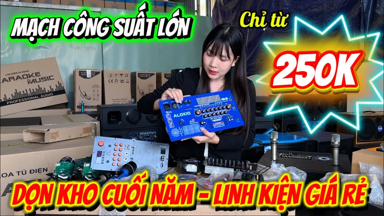🔥 GIẢM GIÁ CUỐI NĂM, LINH KIỆN LOA KÉO CHỈ TỪ 250K #linhkienloakeo #loa