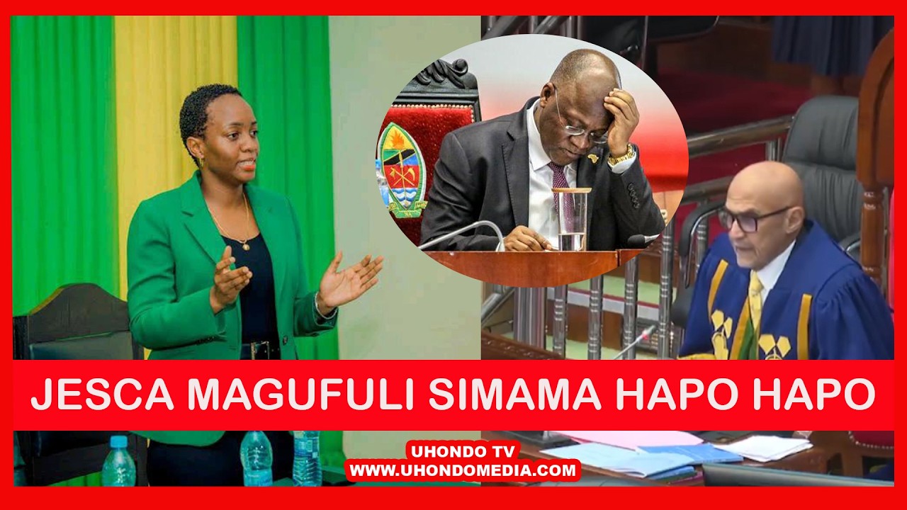 TUKIO KUBWA LAIBUKA BUNGENI,TAZAMA KILICHOTOKEA KWA JESCA MAGUFULI''JESCA MAGUFULI SIMAMA HAPO HAPO'