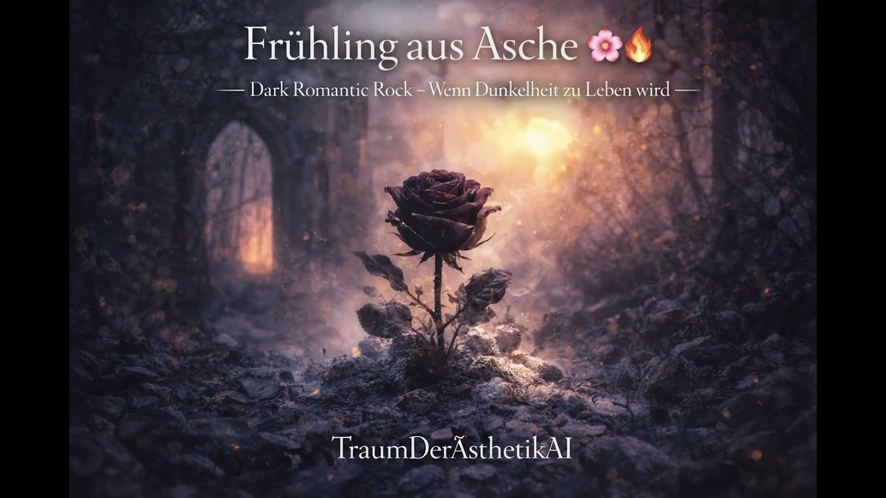 „Frühling aus Asche 🌸🔥 | Wenn Dunkelheit zu Leben wird – Dark Romantic Rock von TraumDerÄsthetikAI“