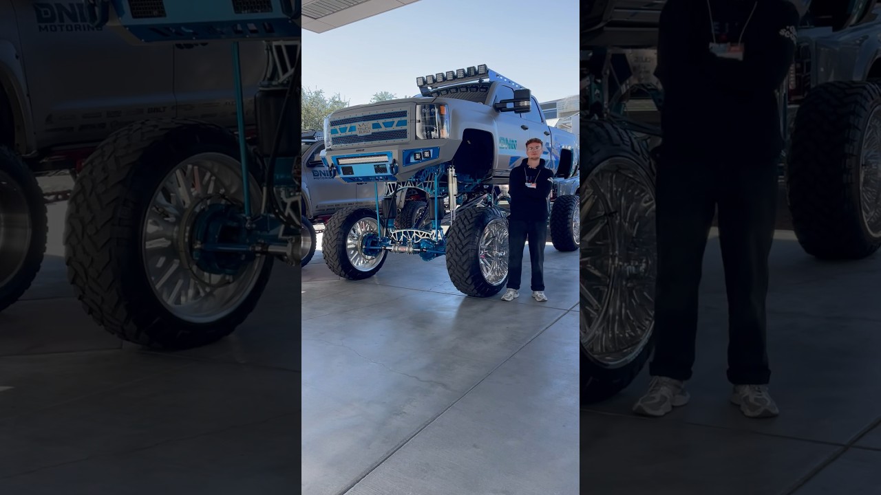The tallest truck I&rsquo;ve ever seen! #truck #automobile #trucks #sema