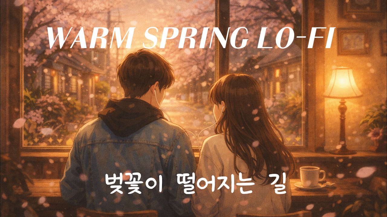 [𝐏𝐥𝐚𝐲𝐥𝐢𝐬𝐭 Lo-fi]🎧잔향소 Vol2🎧🎵벚꽃이 떨어지는 길🎵봄에 듣기 좋은 카페 노래