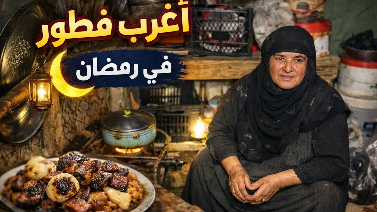 فطور بيد الزايره عجيب غريب جدا هذه الاكله