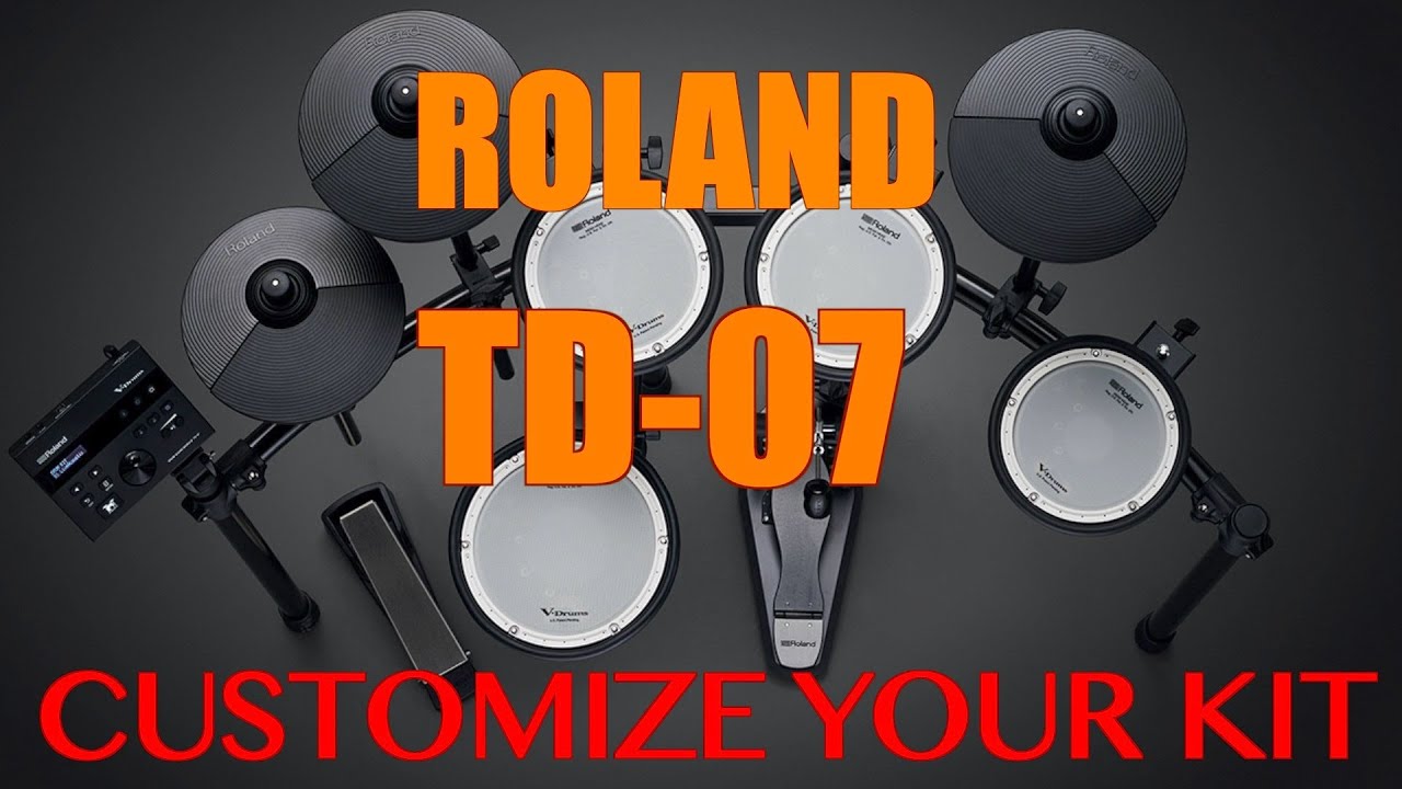 Roland TD-07 Kit Edit (настройка)