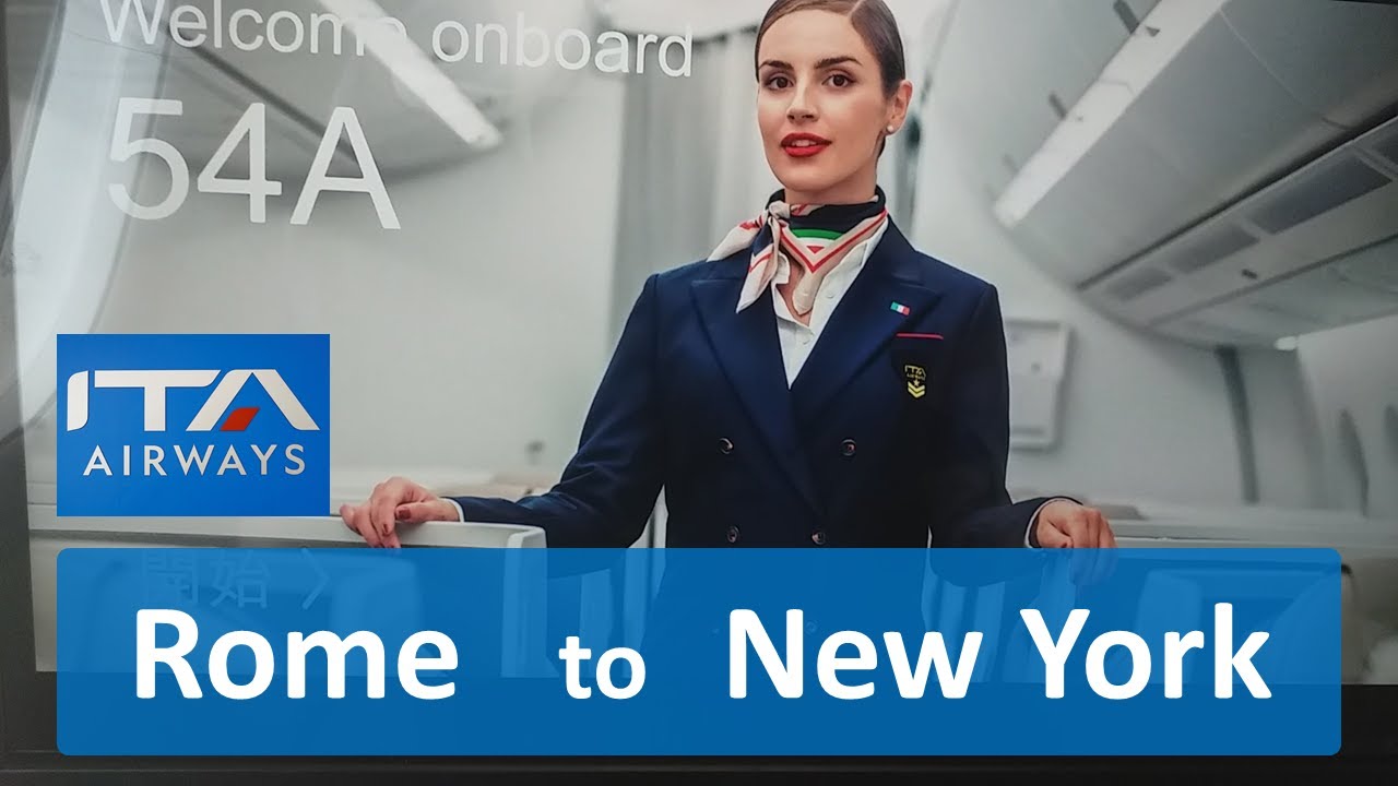 Beautiful Landscapes: Flight from Rome to New York ✈️ with ITA Airways