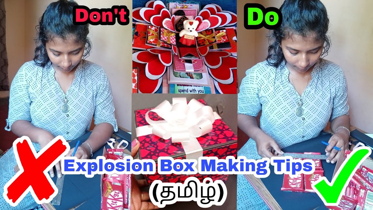 Explosion box making tips in Tamil | Do & Don't explosion box making