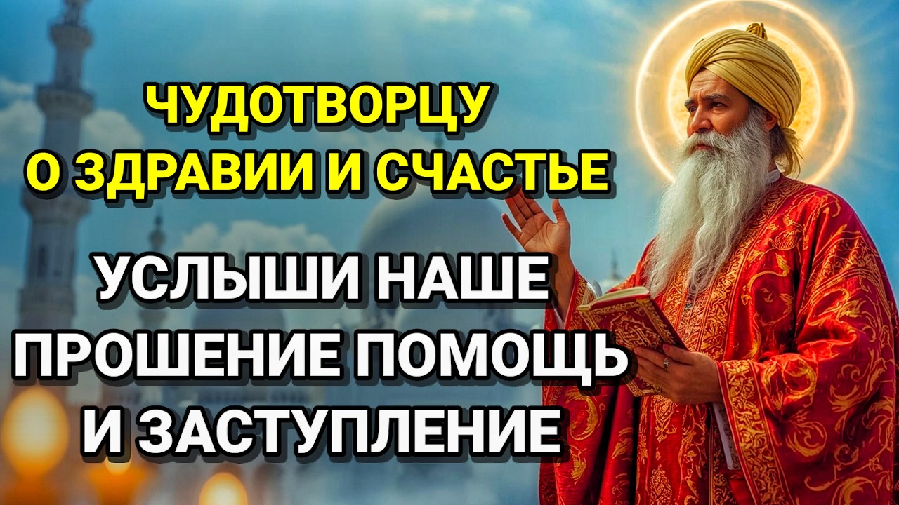 Самая сильная молитва Чудотворцу. Проси о здравии и настоящем счастье